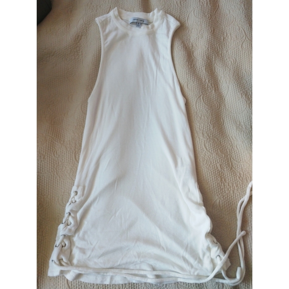 NWOT White Midi Length Sleeveless Top - Picture 2 of 6